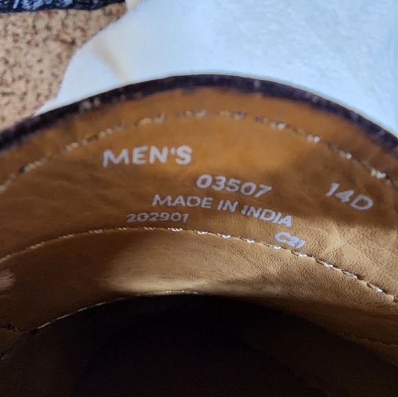 Cole Haan Mens Pinch Penny Loafers Two Tone Brown Slip On Tassels Chic main image 12